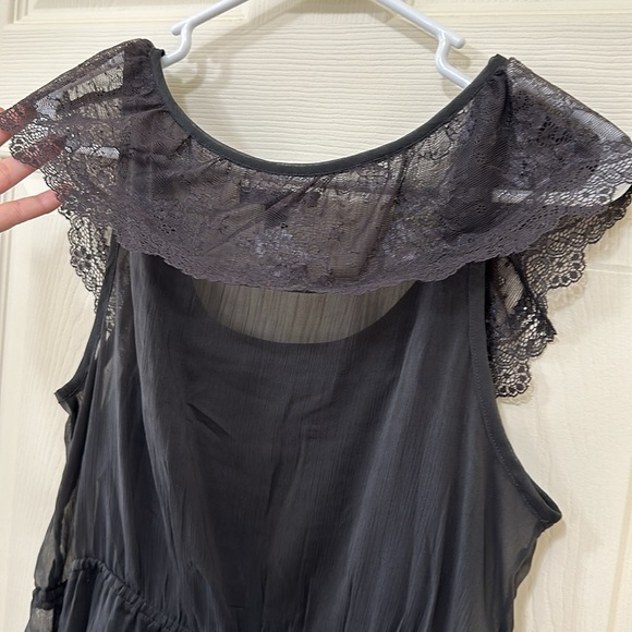 American Eagle outfitters, medium, gray midi lace dress. NWOT. - Picture 10 of 10